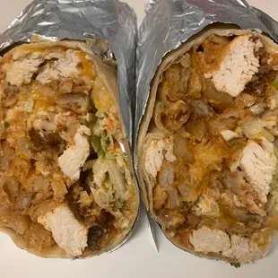 Cross-section of wrap
