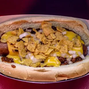 Chili Cheese Frito Dog!