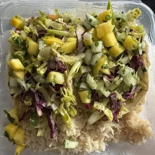 Caribbean Prawn Tacos