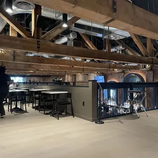 Second floor seating