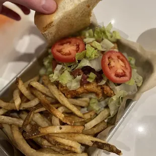 BLT chicken sandwich