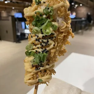 Ramen corndog