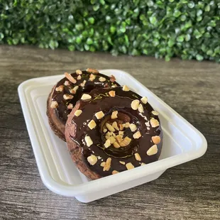 Chunky Monkey Donuts! 10g of Protein each!