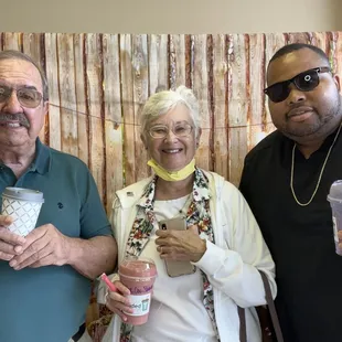 a group of people posing for a picture