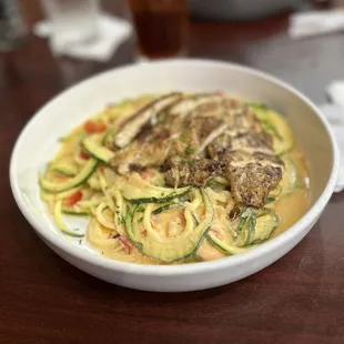 Oodles of Zoodles with chicken