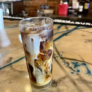 Iced espresso