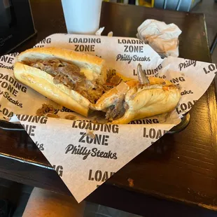 Aboawesome cheese steak with mushrooms! Best I have had in years! Thank you we will be back