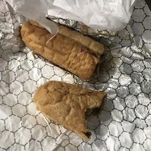 Just a Philly Steak sandwich. Not enough food for the price. First/last visit. Especially one of those debt card readers asking for a tip.