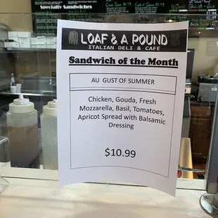 Some, &apos;Sandwich of the Month!!&apos;