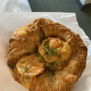 sweet potato and gouda savory pastry