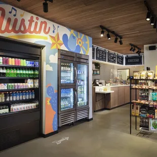 Healthy Grab + Go and local snacks.