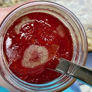 Moldy jam