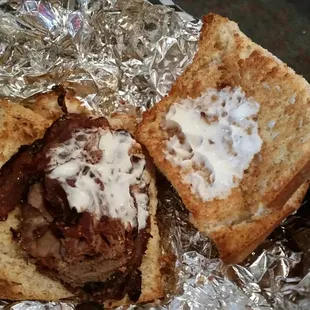 "Massive" 3" sandwich  (joking)