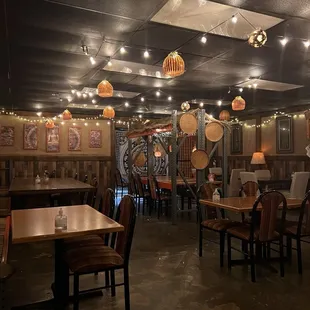 the interior of a restaurant