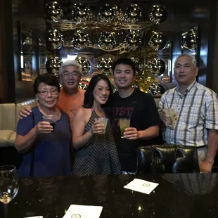 Drinks at the lobby bar!