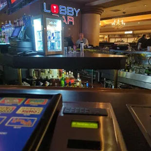 a bar with a lot of counter space