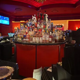 liquor bottles stacked on top of each other