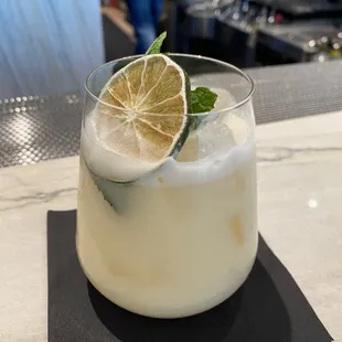 Smoky tequila drink