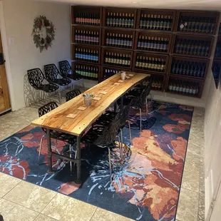 Downstairs area. A great space for a large group of friends.