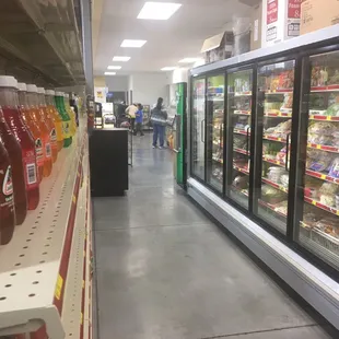 the refrigeration area