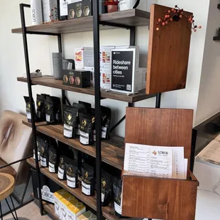 Fresh Coffee beans &amp; merch