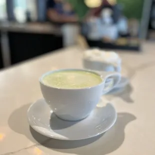 Matcha latte.