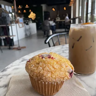The Purp and Cranberry Orange Muffin