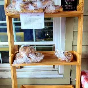 Sixteen bricks bread!