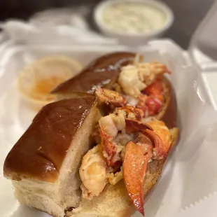 a lobster sandwich