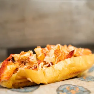 a closeup of a sandwich
