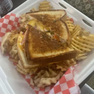 Lobster grilled cheese