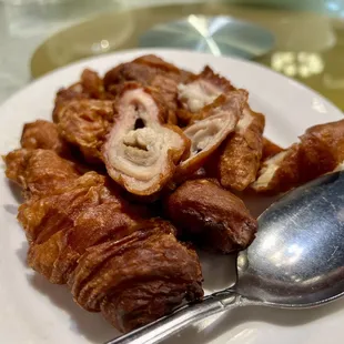 Fried intestine