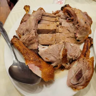 Meat of the peking duck