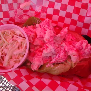 My order of Lobster Roll from Lobster Bliss FOOD Truck