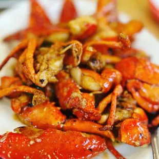 Lobster with black bean