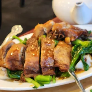 Oyster Sauce Chicken Chow Funn