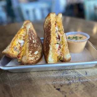 Lobster grilled cheese