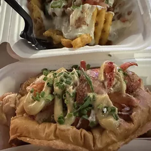 Lobster Crab Loaded Fries