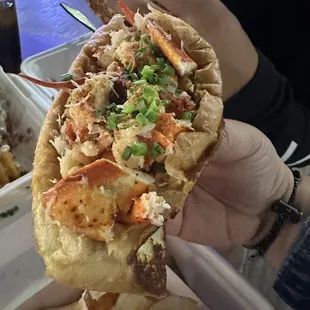 Warm Maine Lobster Roll