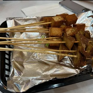 Fish tofu and tofu kababs
