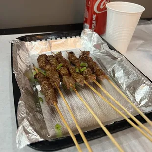 Beef Skewers