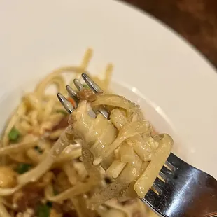 Artsy shot of my prawn pasta! Why not! haha