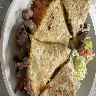Quesadilla add steak