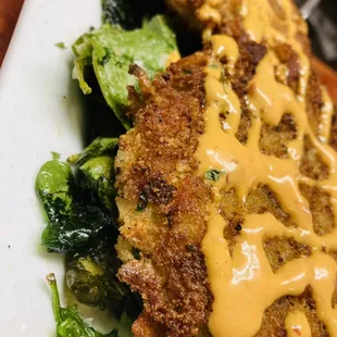 Crab Cakes on our Lent menu