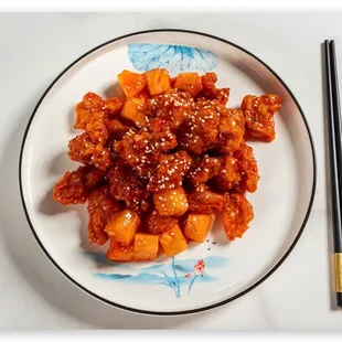 Pineapple chicken 菠萝鸡