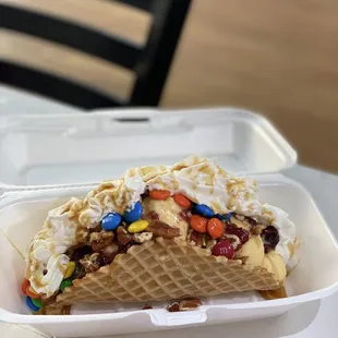 ice cream taco