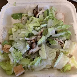 $22 GRILLED chicken CAESAR salad