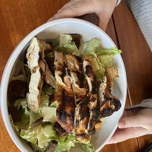 Ceasar salad with chicken