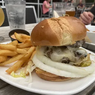 Mushroom Swiss Burger
