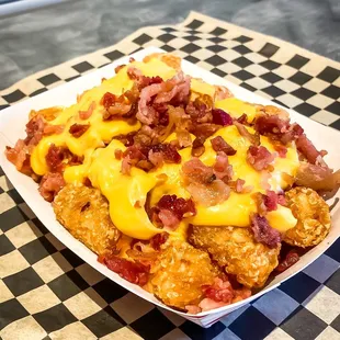 Bacon cheese Loaded Tots